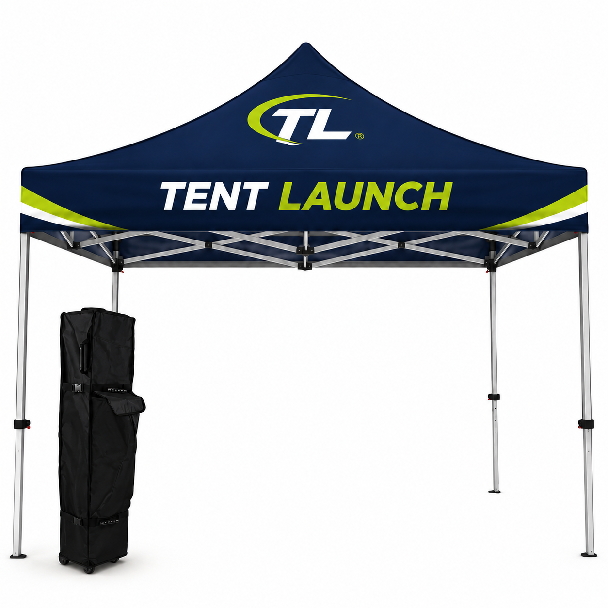 Tent Launch custom 10x10 canopy tent package